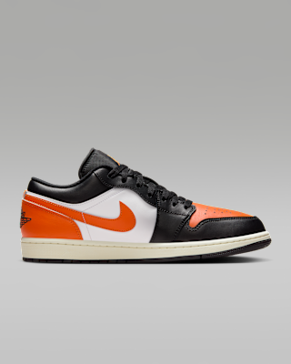 Nike Air Jordan 1 Low ブラック/オレンジ Air Jordan 1 Low Men's Shoes. Nike.com